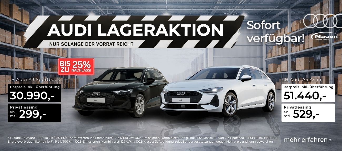 Audi Lager Sale