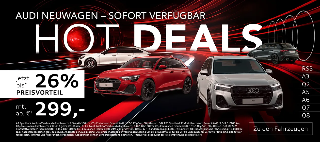 Audi Lageraktion Herbst