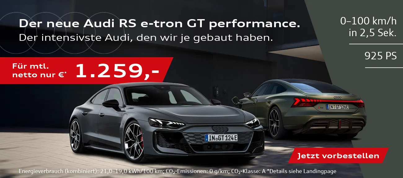 neuer Audi RS e-tron GT performance