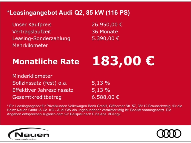 Q2 30 TFSI SHZ ALLWETTER GRA Virtual Cockpit