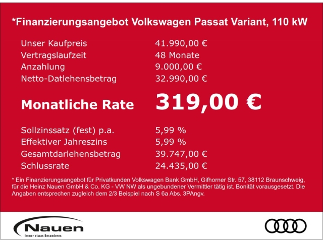 Passat Variant 1.5 eTSI Elegance ehem.UPE 56.260,- AHK+IQ-Light+H&K Sound