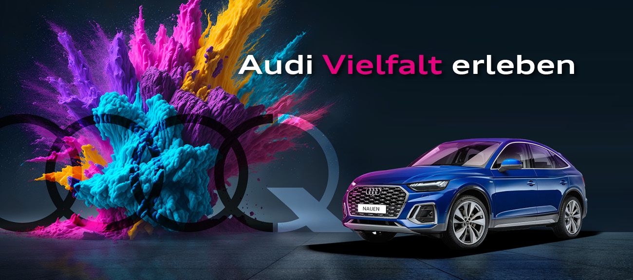 Audi Vielfalt erleben - Q-Modelle für Privat- und Geschäftskunden sofort verfügbar! im Autohaus Heinz Nauen GmbH & Co.KG Otto-Hahn-Str. 2 40670 Meerbusch