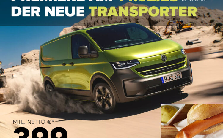  Premiere: Der neue VW Transporter