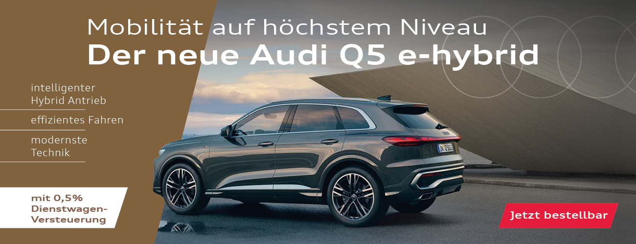 HEADER Audi Q5 e-hybrid ab sofort bestellbar