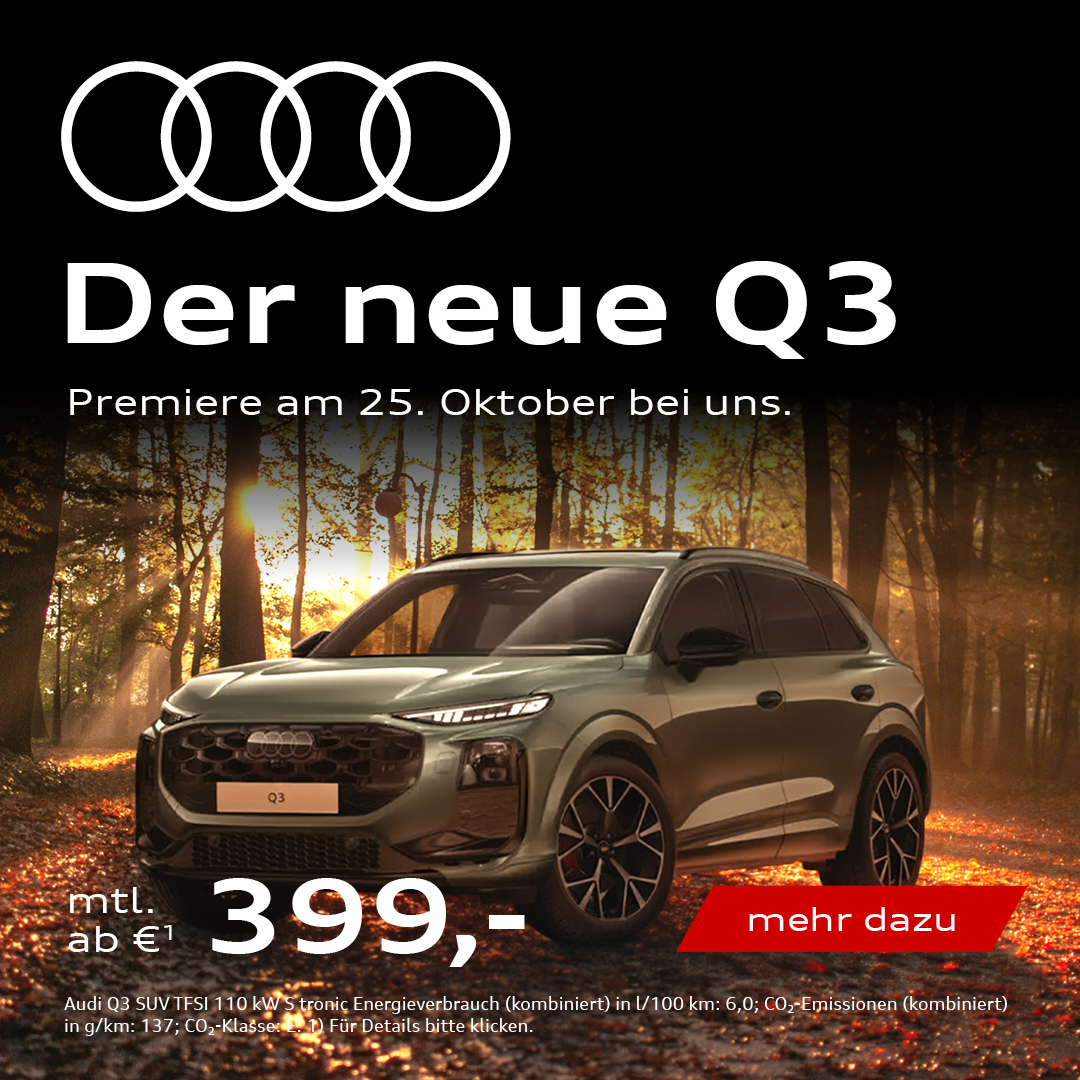 BEITRAG Audi Q3 Markteinführung