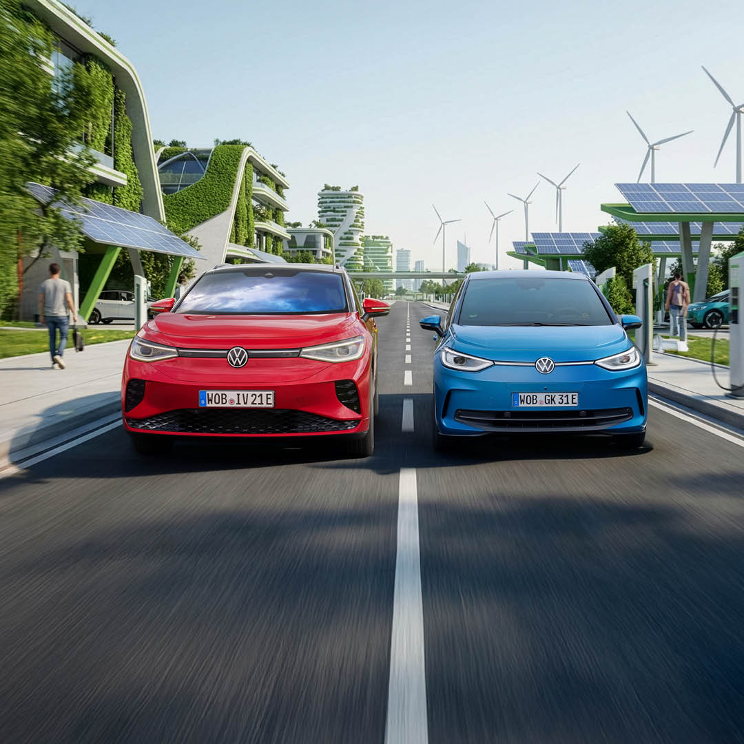 Header mobil VW E-Fahrzeug Förderprämie