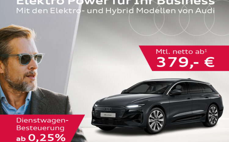  Audi Elektro & Hybrid Gewerbeangebote