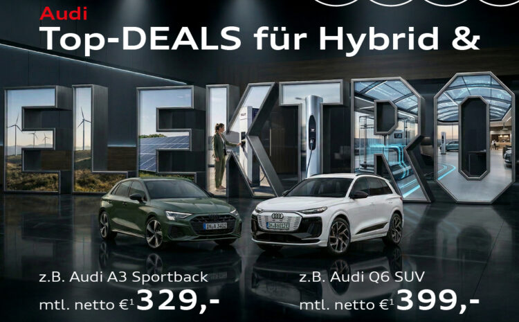  Audi Elektro & Hybrid Gewerbeangebote