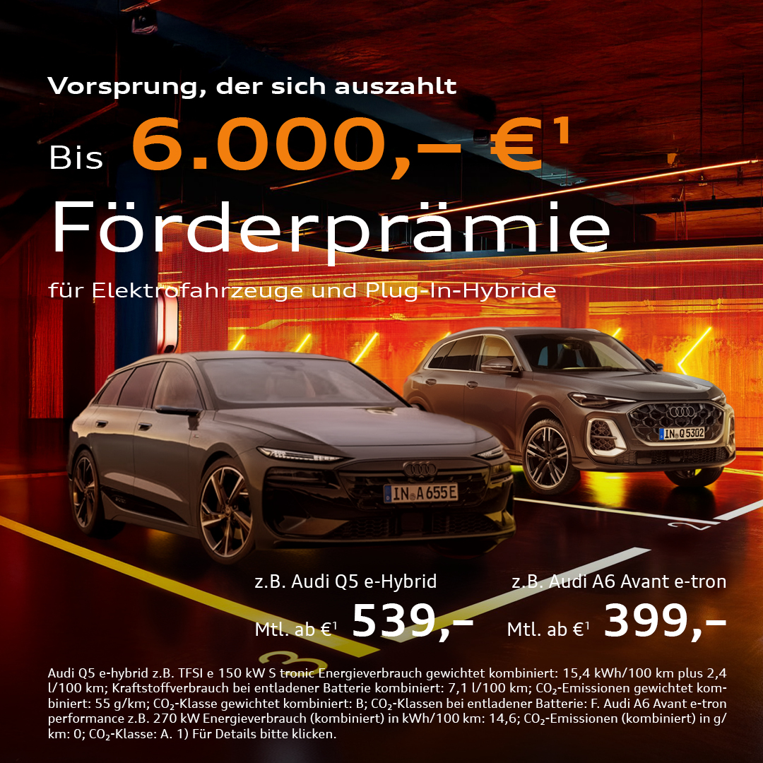 BEITRAG NEU NEU Audi Elektro Förderprämie