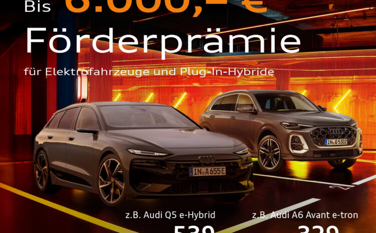  Unsere Audi Angebote mit E-Förderprämie