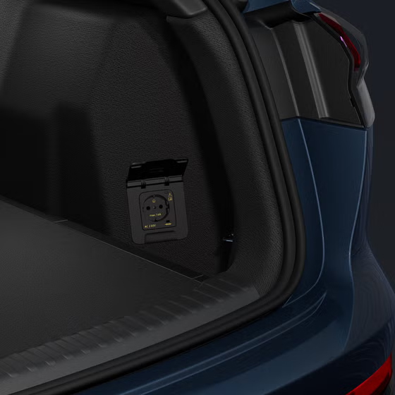 Audi Q4 e-tron Kofferraum Ladebuchsen