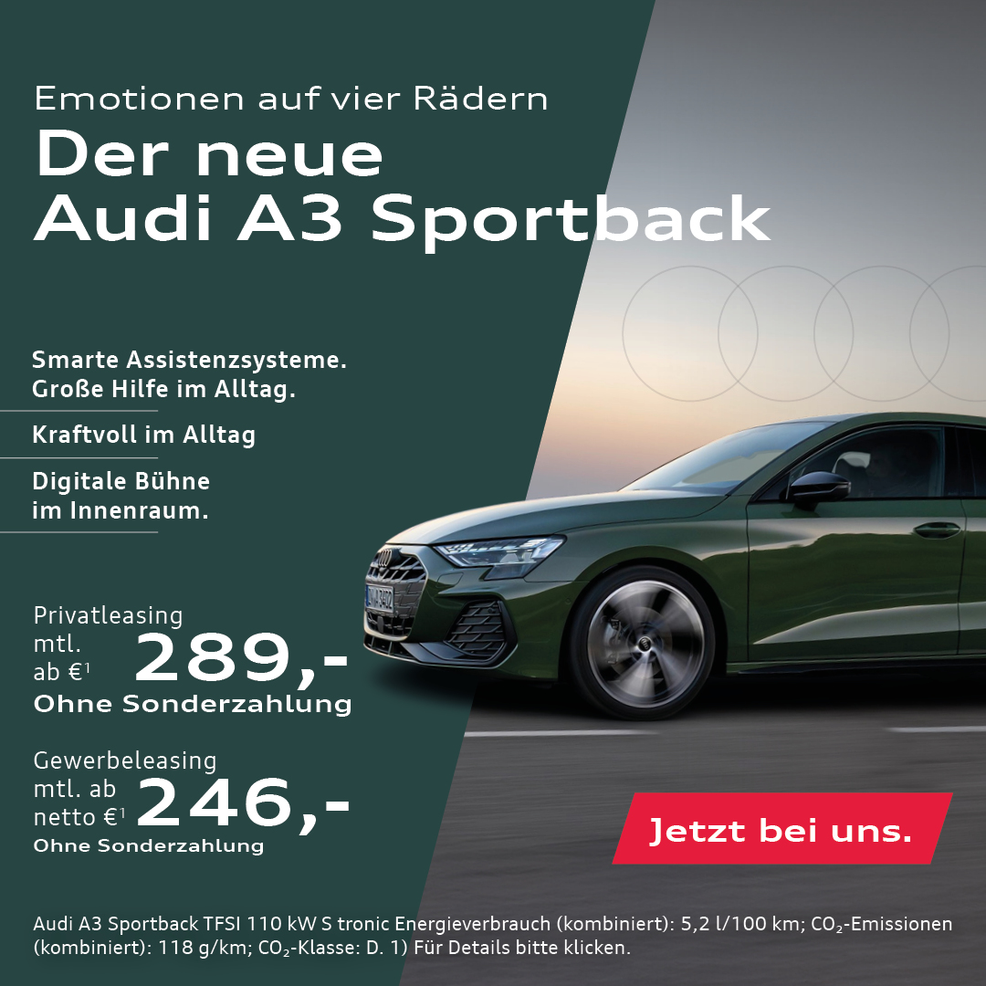 Audi A3 Sportback Sonderleasing