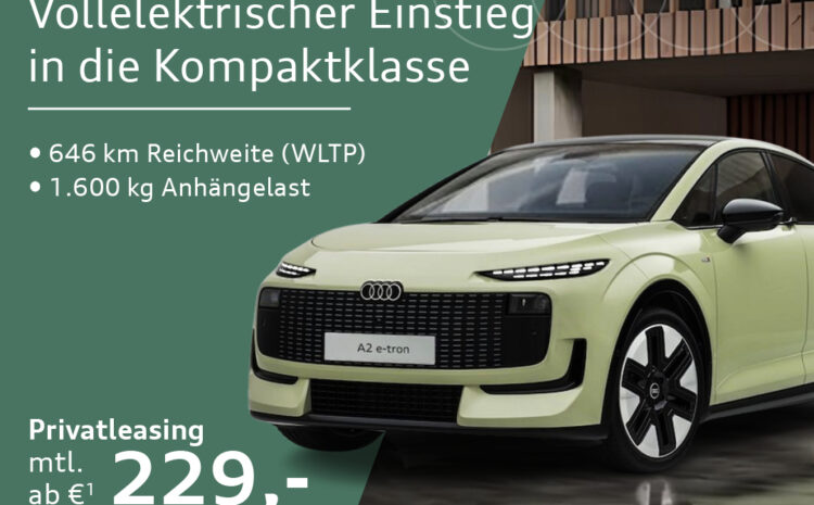  Der neue Audi A2 e-tron 
