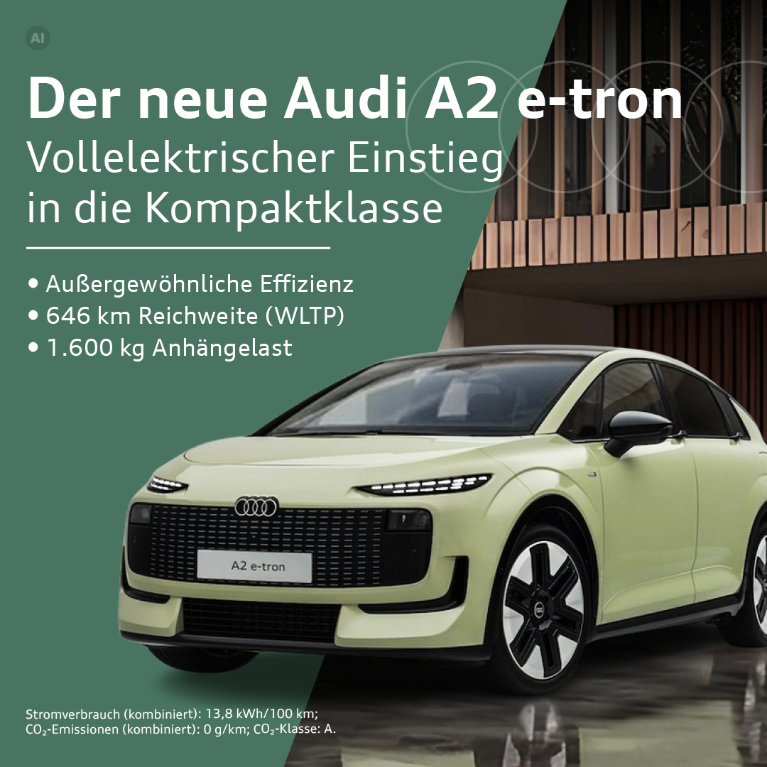 HM Online der neue Audi A2 e-tron